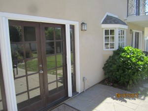 Exterior View Retracted French Doors of Retractable Screen Doors Sherman Oaks