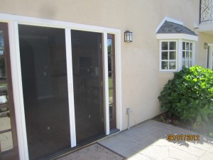 Exterior View French Doors of Retractable Screen Doors Sherman Oaks